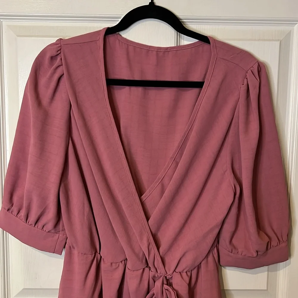 New Women’s wrap shirt ties at the waist Size XL - Picture 2 of 4